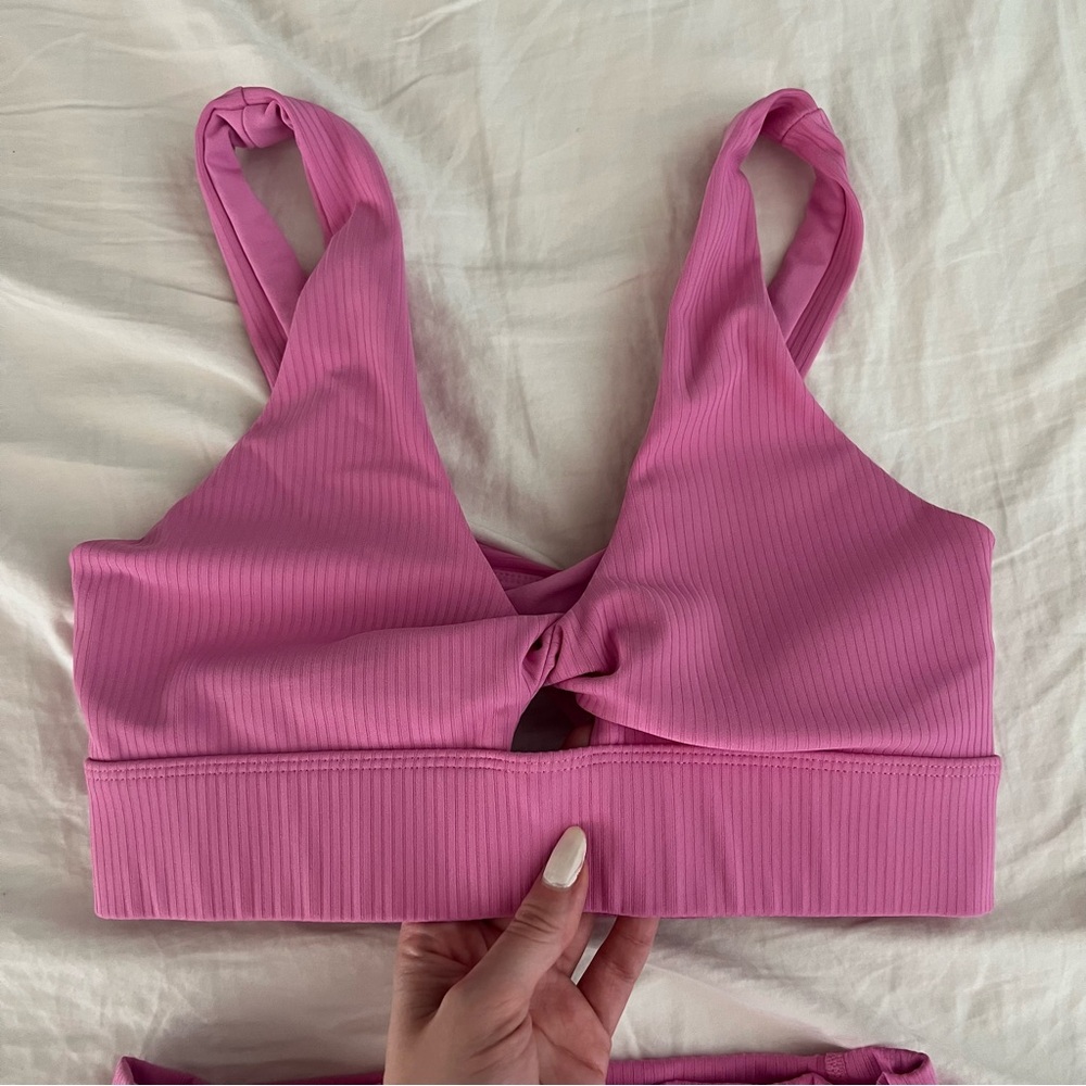 Fabletics Pink Athletic Shorts - Picture 3 of 7